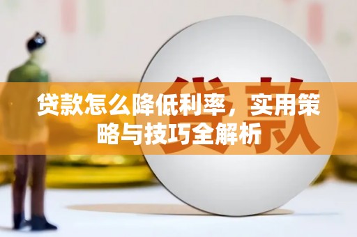 博尔塔拉蒙古贷款怎么降低利率，实用策略与技巧全解析