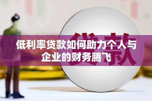 博尔塔拉蒙古低利率贷款如何助力个人与企业的财务腾飞