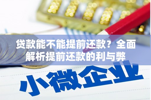 博尔塔拉蒙古贷款能不能提前还款？全面解析提前还款的利与弊